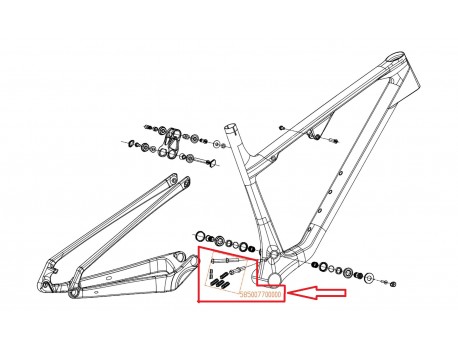 KTM GROMMET SET FOR NEW SCARP M4830/4890/4900/4920/4910/5840
