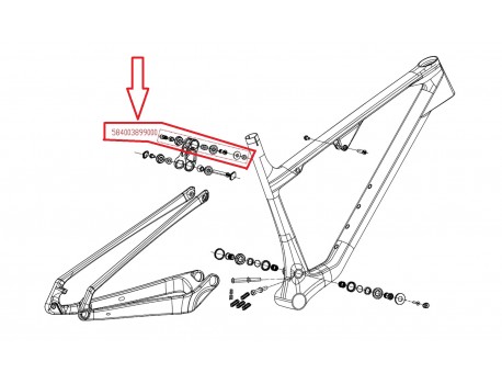 KTM BEARING SET ROCKER PIVOT FOR NEW SCARP