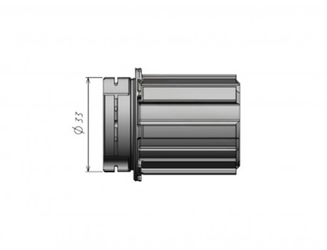 Campagnolo MICRO SPLINE aluminium reinforced FW body d.33 mm