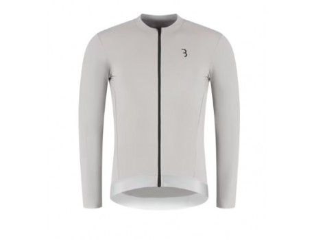 BBB BBW-501 Gris Brouillard Transition Manche Longue Maillot de Cyclisme Unisexe