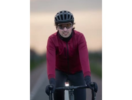 BBB BBW-458 ColdGuard Rouge Foncé Veste de Cyclisme d'Hiver Unisexe