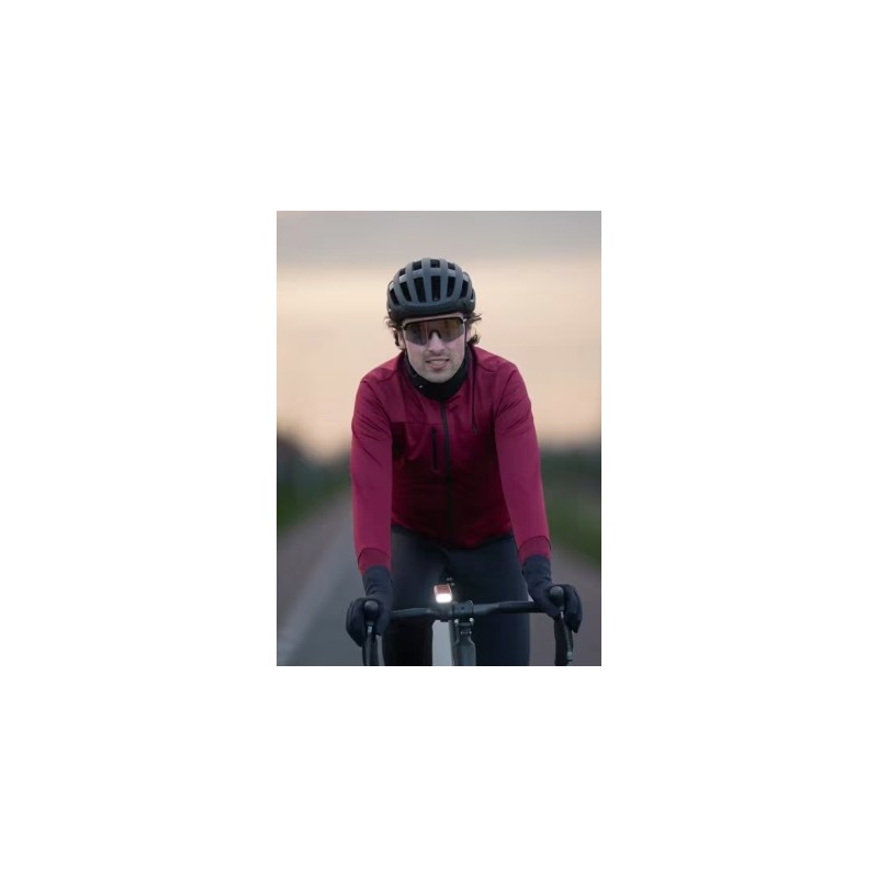 BBB BBW-458 ColdGuard Rouge Foncé Veste de Cyclisme d'Hiver Unisexe