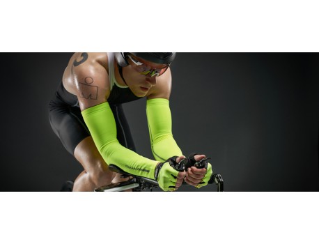 Manchette GripGrap Arm Warmers Classic HI-VIS