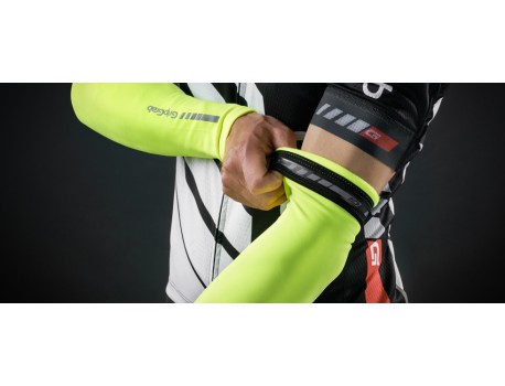 Manchette GripGrap Arm Warmers Classic HI-VIS