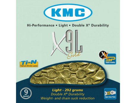 KMC Chaine X9L Gold
