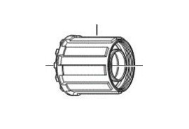 Shimano Corps De Cassette FH-RM30 7-Speed