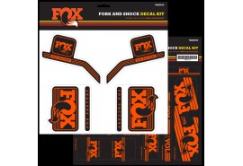 Fox Heritage Decal Set orange