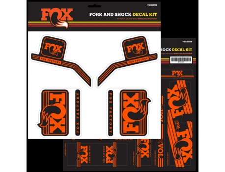 Fox Heritage Decal Set orange