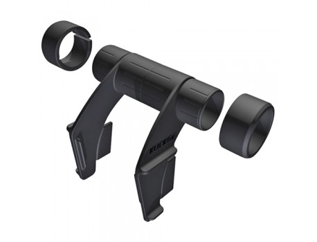 Cycle Tech Panier luxe metal noir + support