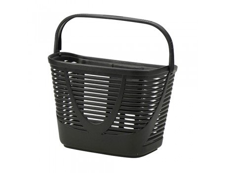 Cycle Tech Panier luxe metal noir + support