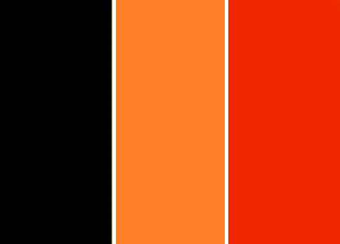 Noir / Orange / Rouge